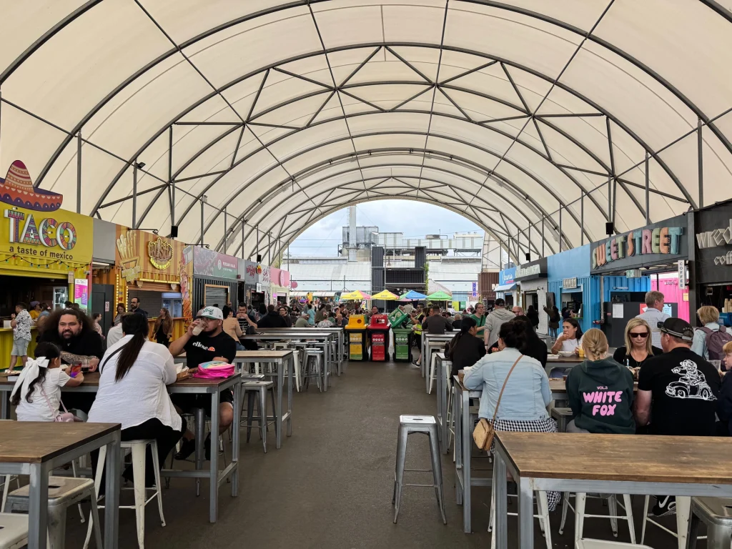 Grazeland Melbourne: Spotswood’s Outdoor Dining & Food Market destination